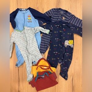 Navy and Blue Kids One Piece Set